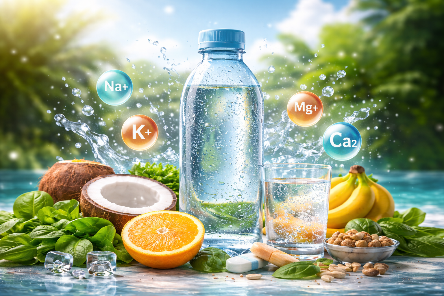 person following weekly hydration plan with water bottle and planner